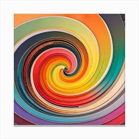 Spiral Art Canvas Print