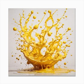 Splash Of Yellow Canvas Print