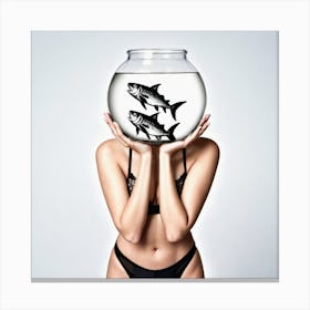 Fish Bowl 6 Canvas Print