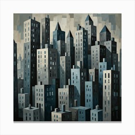 Cityscape 17 Canvas Print