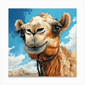 Camel In The Desert 5 Toile