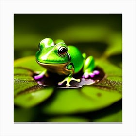 Frog, Frogs Canvas Print