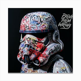 Stormtrooper Prove Them Canvas Print