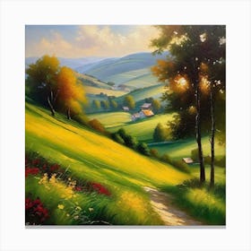 Landscape Painting 154 Canvas Print