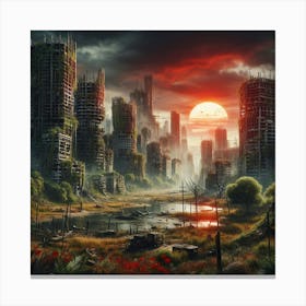 Apocalypse City 15 Canvas Print