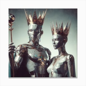 Robot Couple 1 Canvas Print