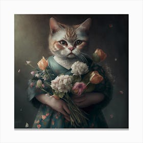 Madam Cat Canvas Print