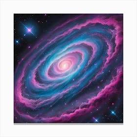 Galaxy Painting Canvas Print