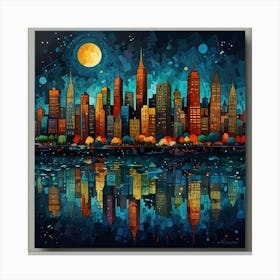 New York City Skyline Canvas Print