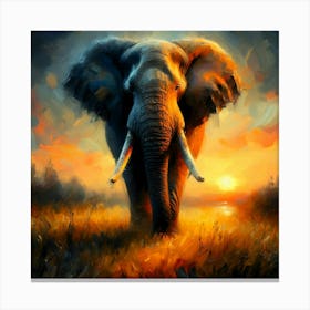 Wild Animal Illustration 95 Canvas Print