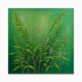 Default Original Landscape Plants Oil Painting 25 Canvas Print