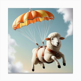 Leonardo Phoenix 09 A Serene Sheep With A Gentle Expression Fl 0 Canvas Print