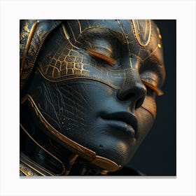 Futuristic Woman Canvas Print