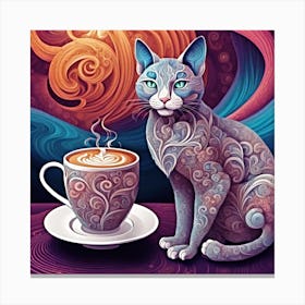 CatfeineA Canvas Print