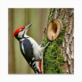 Woodpecker 4 Canvas Print