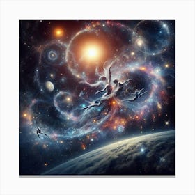 Nebula In Space Canvas Print