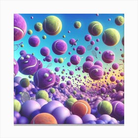 Tennis Balls Canvas Print