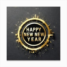 Happy New Year 66 Canvas Print