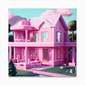 Barbie Dream House (589) Canvas Print