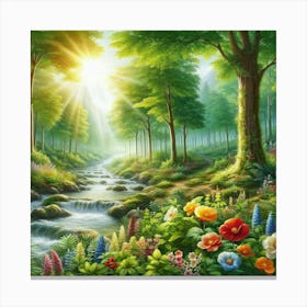 Forest 79 Canvas Print