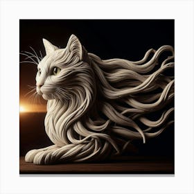 Cat With Long Hair 2 Canvas Print