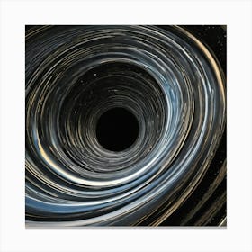 Black Hole - Black Hole Stock Videos & Royalty-Free Footage 1 Canvas Print