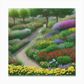 Garden Path 1 Canvas Print