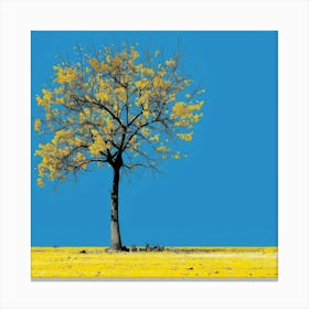 Yellow Tree Canvas Print