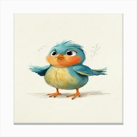 Blue Bird Canvas Print