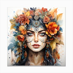Day Of The Dead Girl 2 Canvas Print