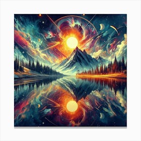 "Reflectarity" Epic Landscapes Collection [Risky Sigma] Canvas Print