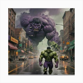 Incredible Hulk Canvas Print