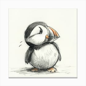 Puffin Canvas Print