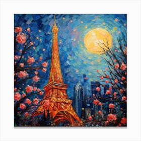 Paris At Night 5 Canvas Print