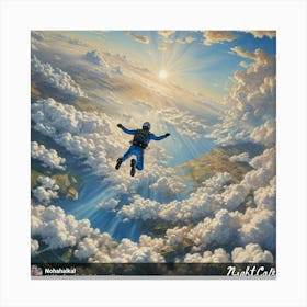 Skydiver 1 Canvas Print