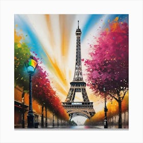 Paris Eiffel Tower 35 Canvas Print