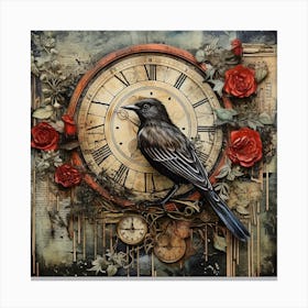 Clockwork Bird 3 Canvas Print