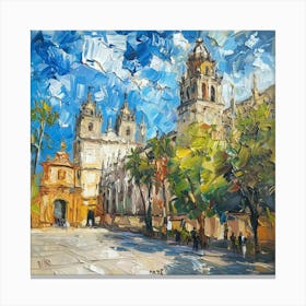 Cathedral In Mexico City Canvas Print