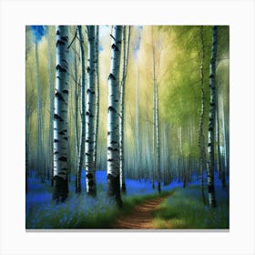 Birch Forest 51 Canvas Print