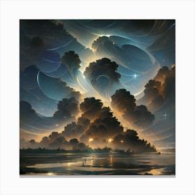 'Clouds In The Sky' Canvas Print