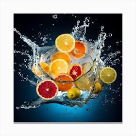 Water Splash Canvas Print