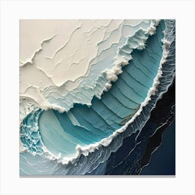 Abstract Of A Wave 6 Canvas Print