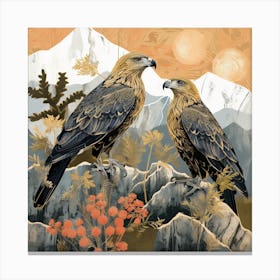 Bird In Nature Golden Eagle 1 Canvas Print