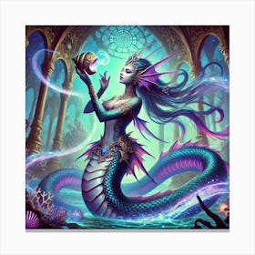 Serevia Mistress Of The Depths Canvas Print