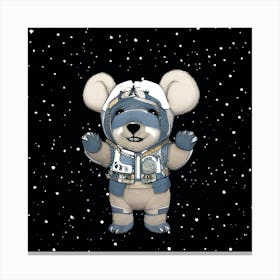 Space Bear Canvas Print