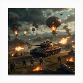 World Of Tanks 1 Canvas Print