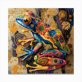 Colorful Frog Canvas Print