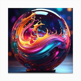 Fireball Canvas Print