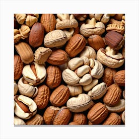 Nuts In A Bowl 2 Canvas Print