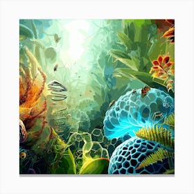 Underwater Blue Canvas Print